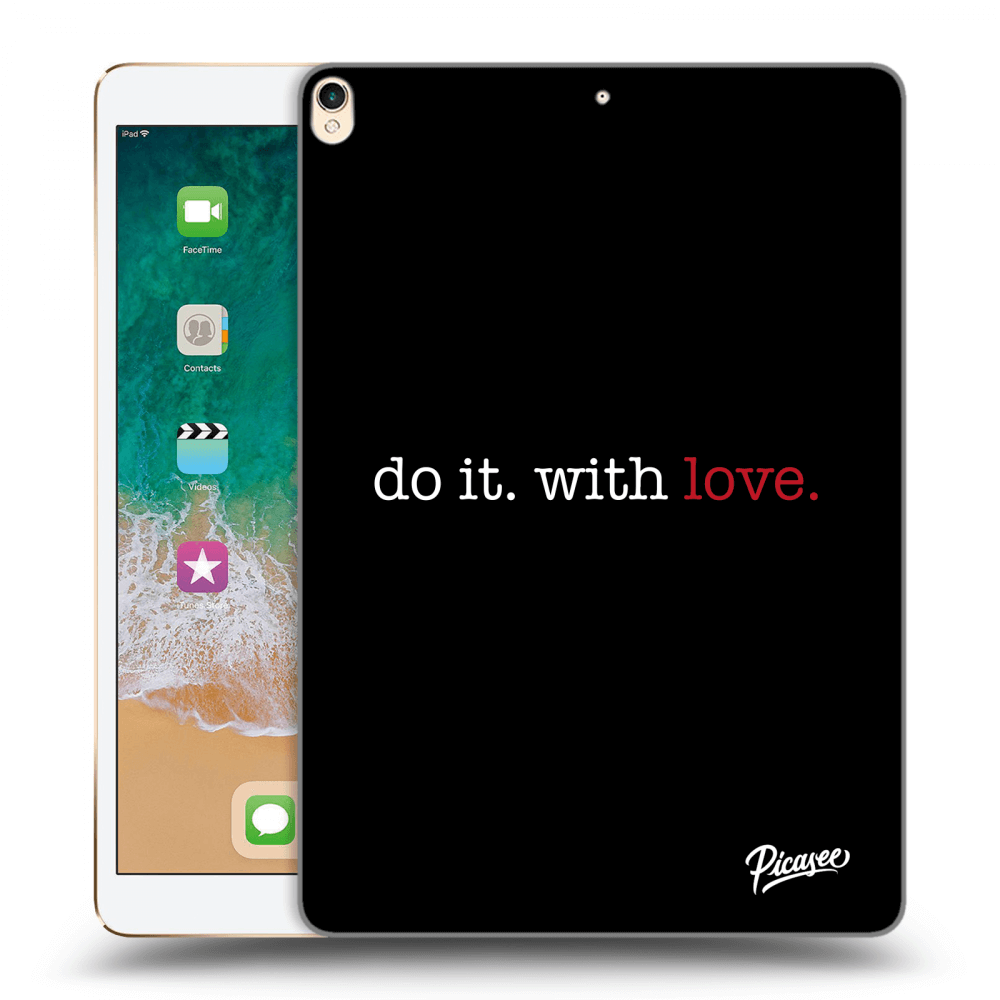 Picasee silikónový prehľadný obal pre Apple iPad Pro 10.5" 2017 (2. gen) - Do it. With love.