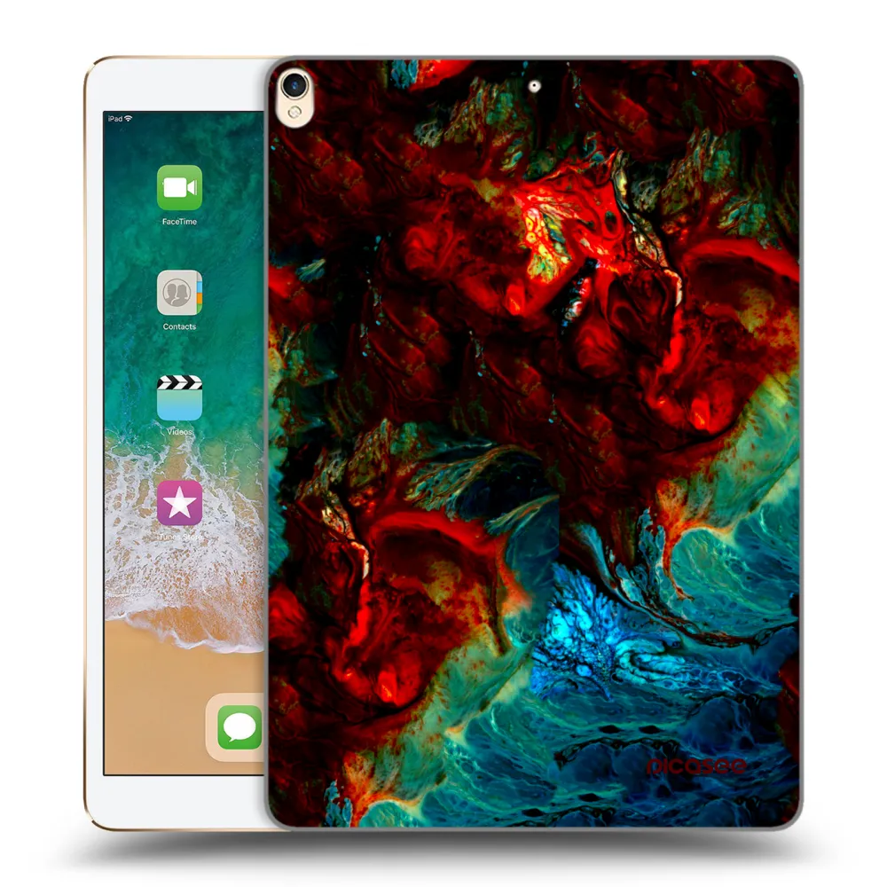 Picasee silikónový prehľadný obal pre Apple iPad Pro 10.5" 2017 (2. gen) - Universe