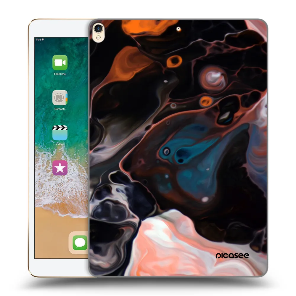 Picasee silikónový prehľadný obal pre Apple iPad Pro 10.5" 2017 (2. gen) - Cream