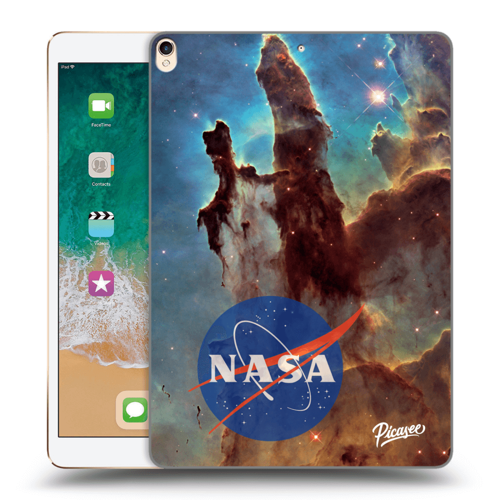 Picasee silikónový prehľadný obal pre Apple iPad Pro 10.5" 2017 (2. gen) - Eagle Nebula