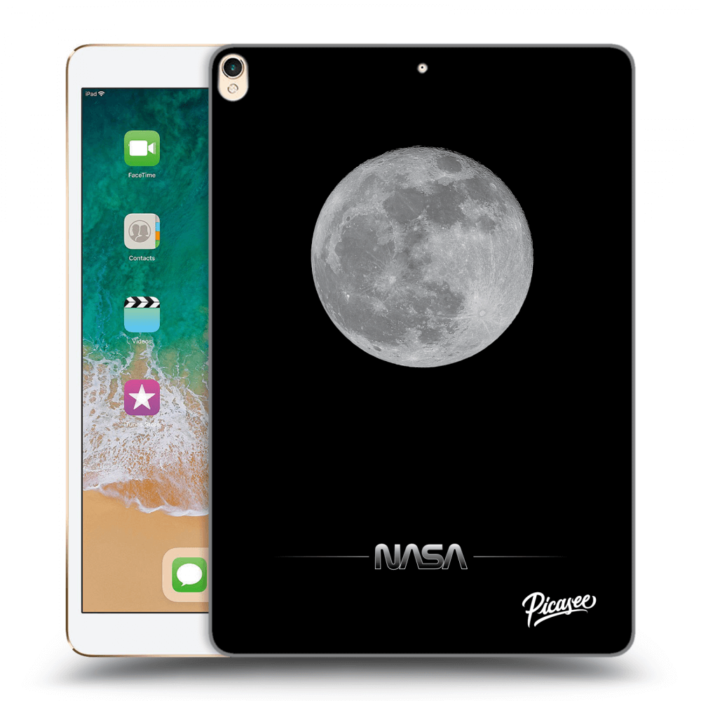 Picasee silikónový prehľadný obal pre Apple iPad Pro 10.5" 2017 (2. gen) - Moon Minimal