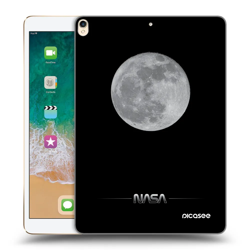 Picasee silikónový prehľadný obal pre Apple iPad Pro 10.5" 2017 (2. gen) - Moon Minimal
