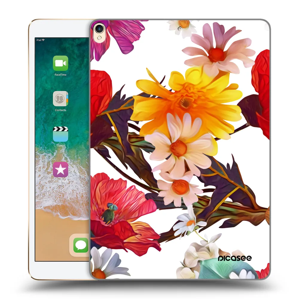 Picasee silikónový prehľadný obal pre Apple iPad Pro 10.5" 2017 (2. gen) - Meadow