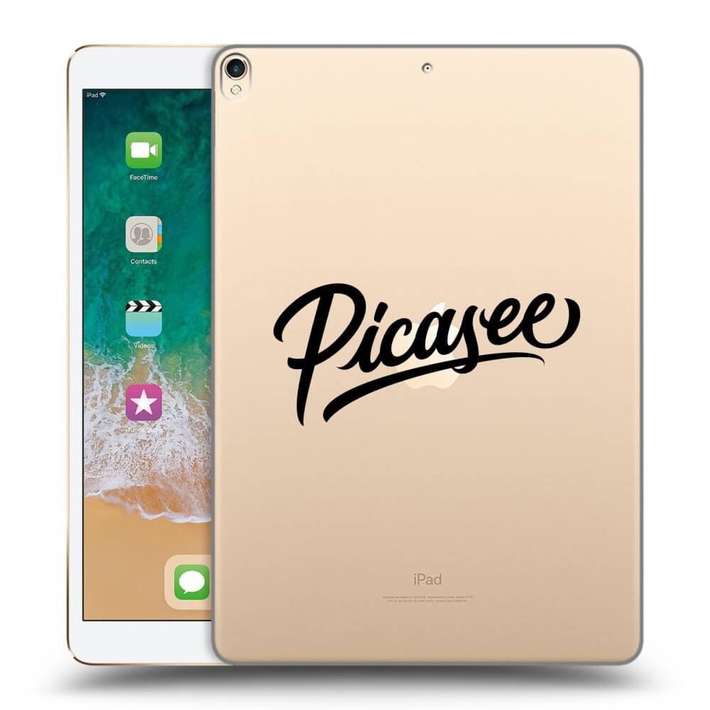 Picasee silikónový prehľadný obal pre Apple iPad Pro 10.5" 2017 (2. gen) - Picasee - old logo - black
