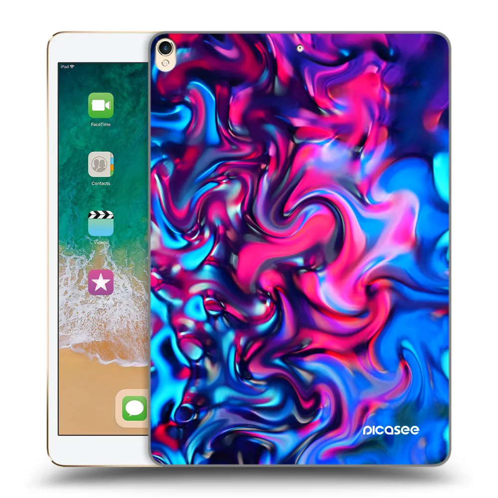 Picasee silikónový prehľadný obal pre Apple iPad Pro 10.5" 2017 (2. gen) - Redlight