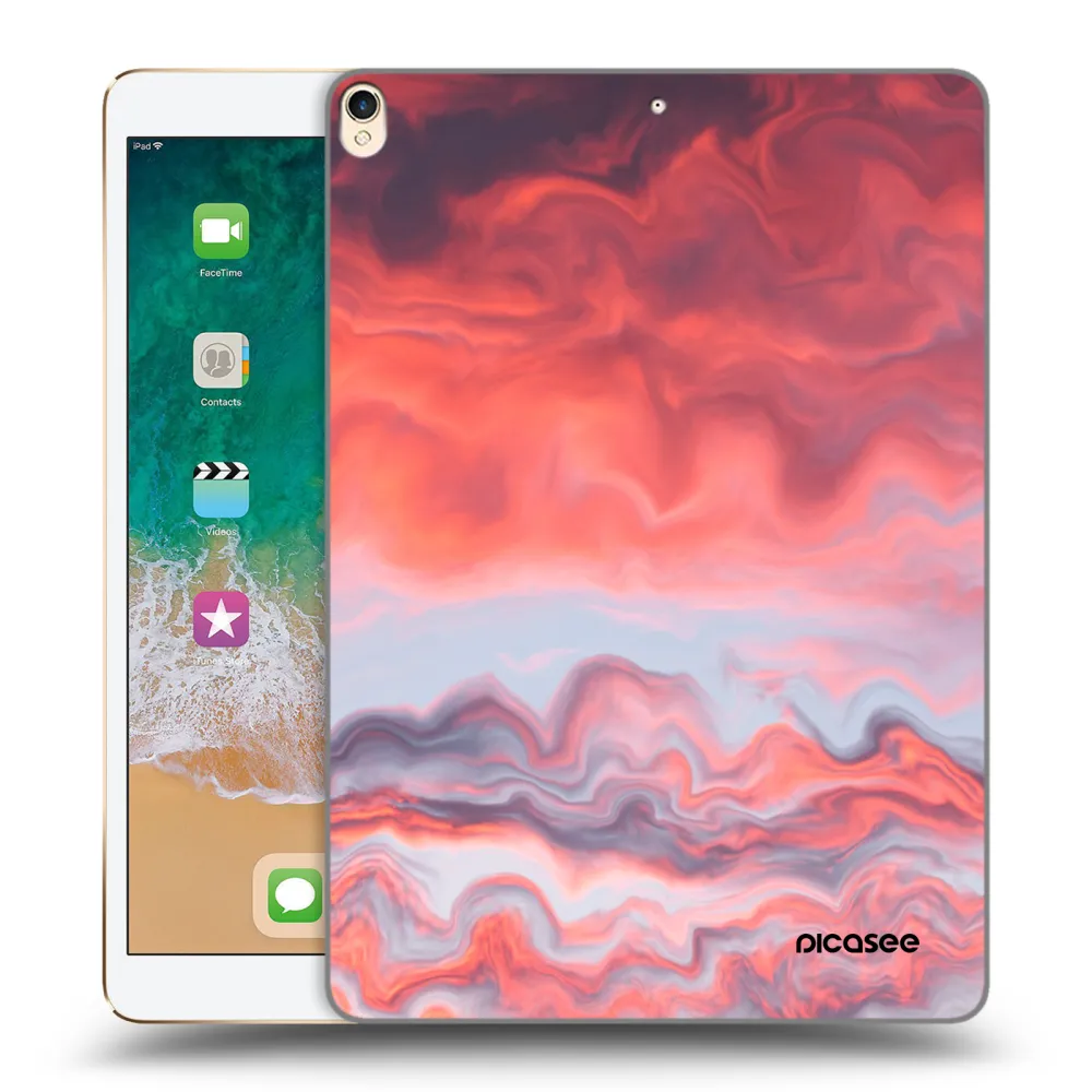 Picasee silikónový prehľadný obal pre Apple iPad Pro 10.5" 2017 (2. gen) - Sunset