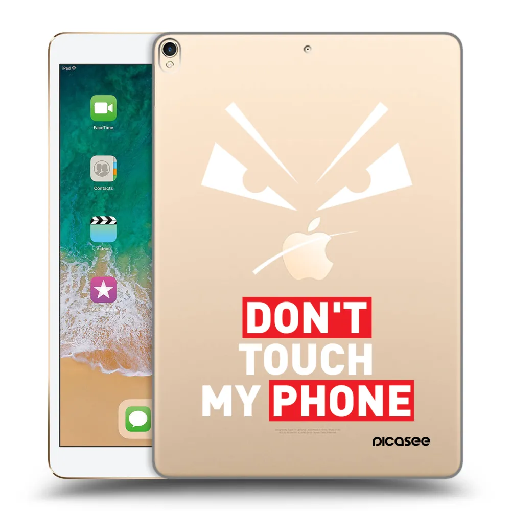 Picasee silikónový prehľadný obal pre Apple iPad Pro 10.5" 2017 (2. gen) - Evil Eye - Transparent