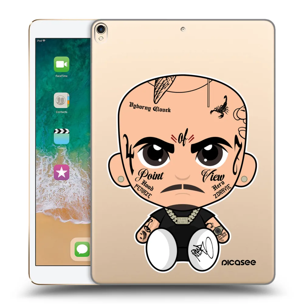 Picasee silikónový prehľadný obal pre Apple iPad Pro 10.5" 2017 (2. gen) - Separ