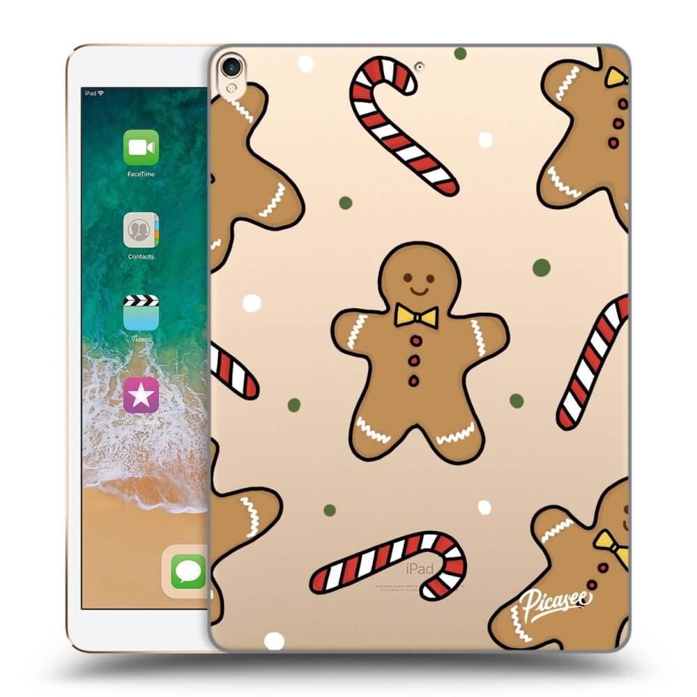 Picasee silikónový prehľadný obal pre Apple iPad Pro 10.5" 2017 (2. gen) - Gingerbread