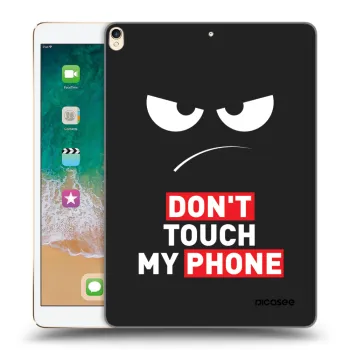 Picasee silikónový čierny obal pre Apple iPad Pro 10.5" 2017 (2. gen) - Angry Eyes - Transparent