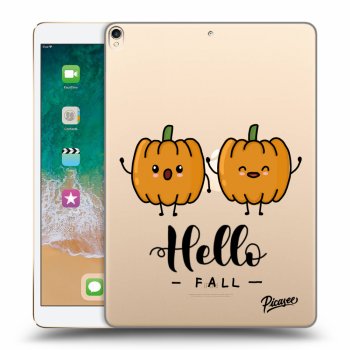 Picasee silikónový prehľadný obal pre Apple iPad Pro 10.5" 2017 (2. gen) - Hallo Fall