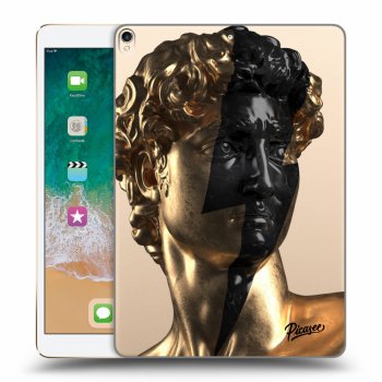 Picasee silikónový prehľadný obal pre Apple iPad Pro 10.5" 2017 (2. gen) - Wildfire - Gold