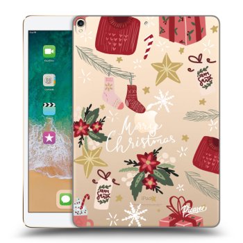 Picasee silikónový prehľadný obal pre Apple iPad Pro 10.5" 2017 (2. gen) - Christmas
