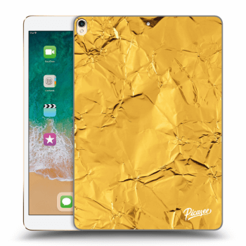 Picasee silikónový prehľadný obal pre Apple iPad Pro 10.5" 2017 (2. gen) - Gold