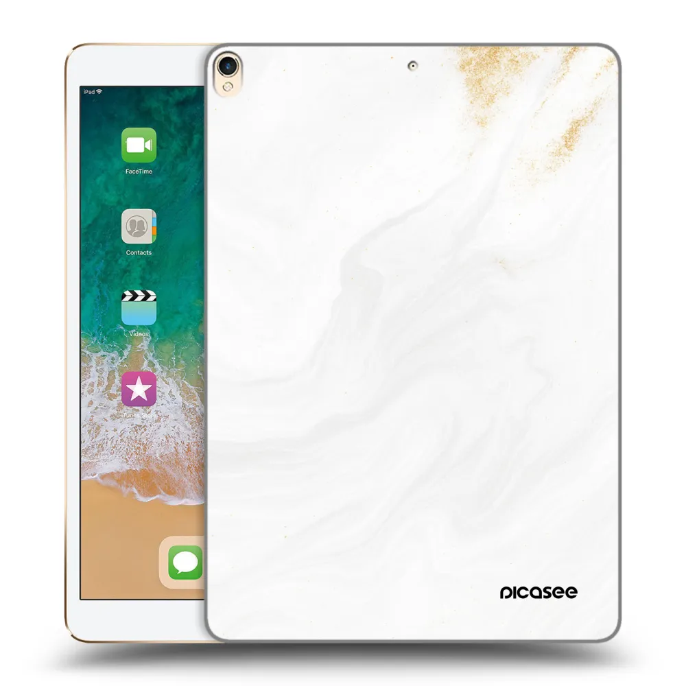 Picasee silikónový prehľadný obal pre Apple iPad Pro 10.5" 2017 (2. gen) - White