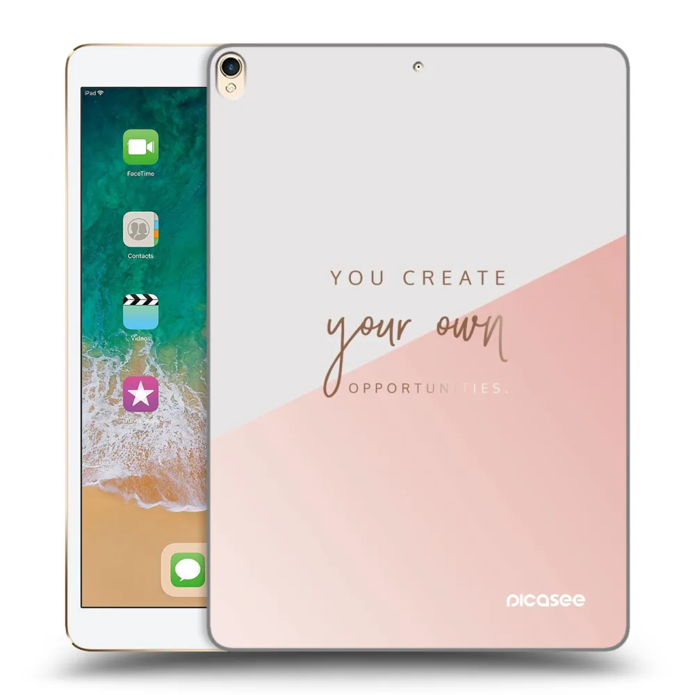 Picasee silikónový prehľadný obal pre Apple iPad Pro 10.5" 2017 (2. gen) - Vytvor si svoju vlastnú príležitosť