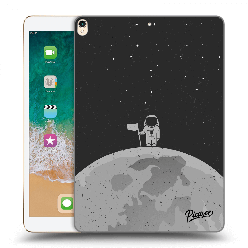 Picasee silikónový prehľadný obal pre Apple iPad Pro 10.5" 2017 (2. gen) - Astronaut