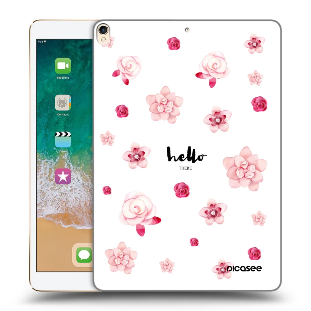 Picasee silikónový prehľadný obal pre Apple iPad Pro 10.5" 2017 (2. gen) - Hello there