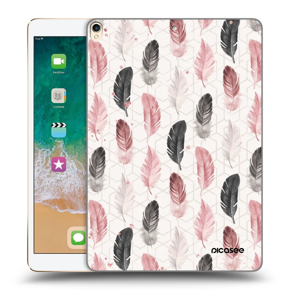 Picasee silikónový prehľadný obal pre Apple iPad Pro 10.5" 2017 (2. gen) - Pírka 2