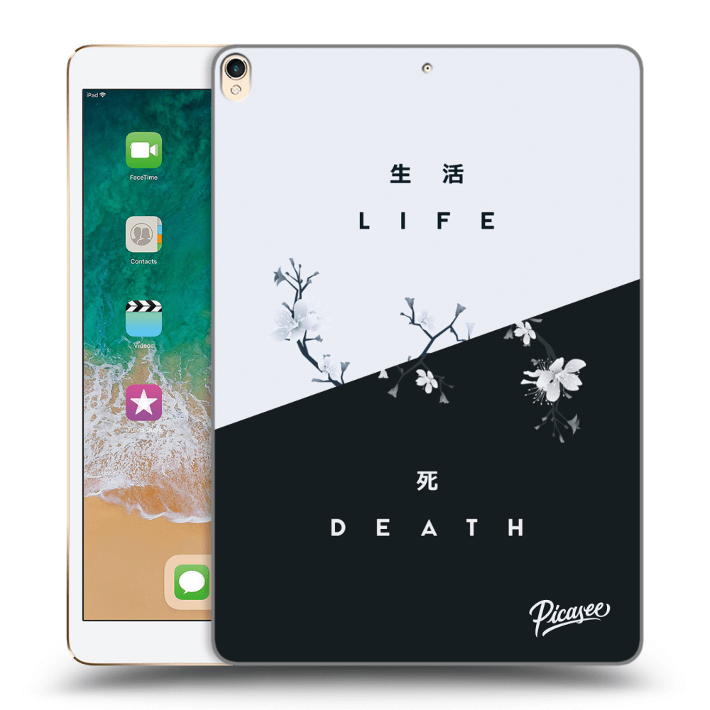 Picasee silikónový čierny obal pre Apple iPad Pro 10.5" 2017 (2. gen) - Life - Death