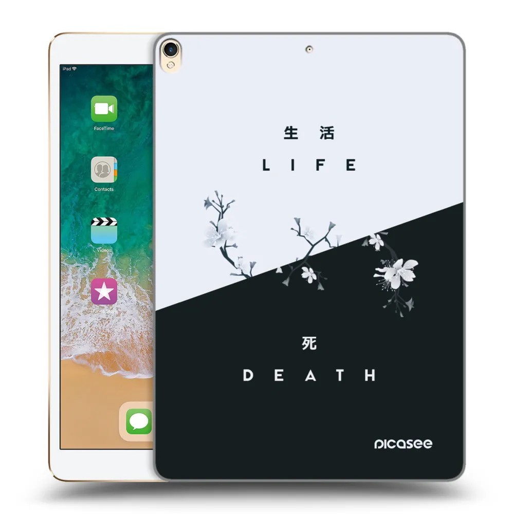 Picasee silikónový prehľadný obal pre Apple iPad Pro 10.5" 2017 (2. gen) - Živý - Mŕtvy
