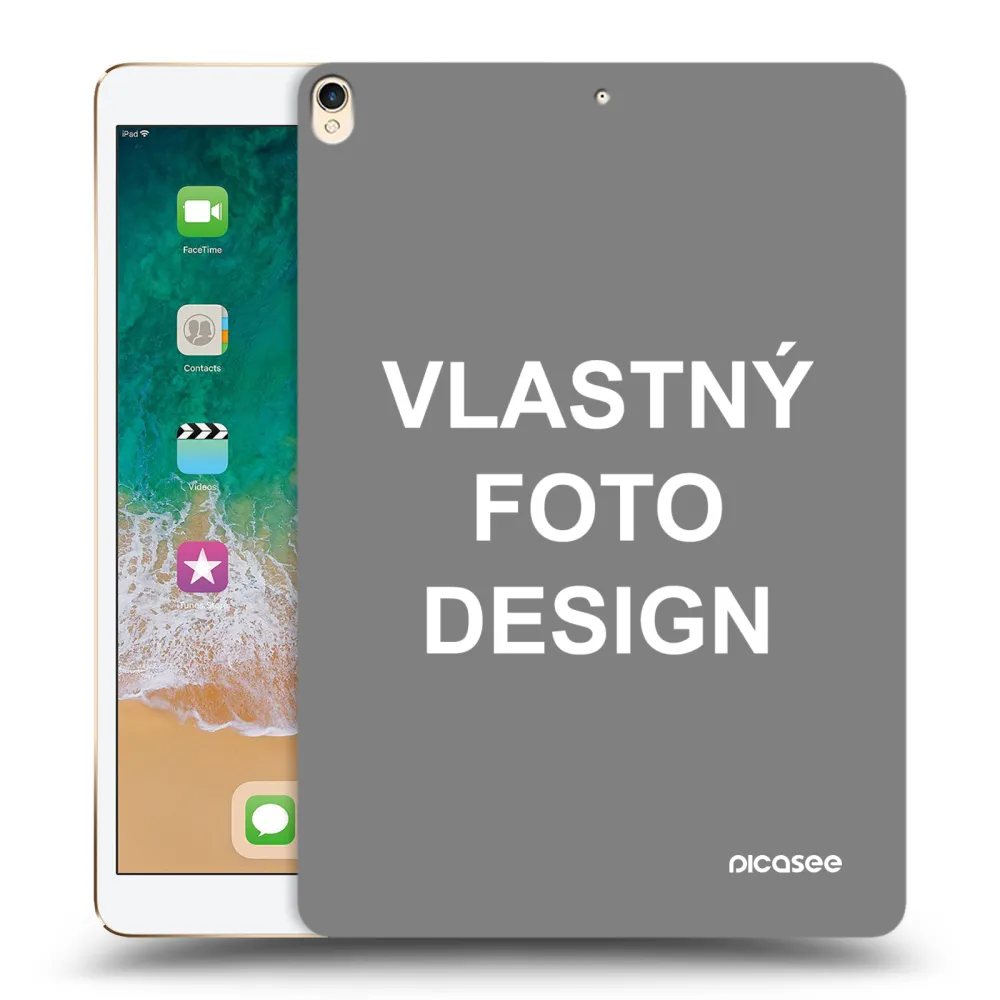 Silikónový prehľadný obal pre Apple iPad Pro 10.5" 2017 (2. gen) - Vlastný fotka/motiv