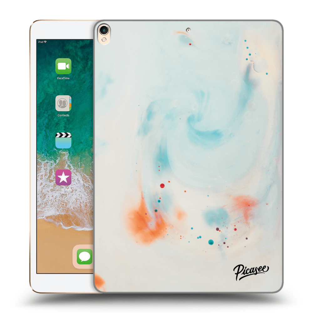 Picasee silikónový prehľadný obal pre Apple iPad Pro 10.5" 2017 (2. gen) - Splash
