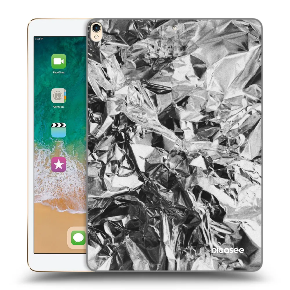 Picasee silikónový prehľadný obal pre Apple iPad Pro 10.5" 2017 (2. gen) - Chrome