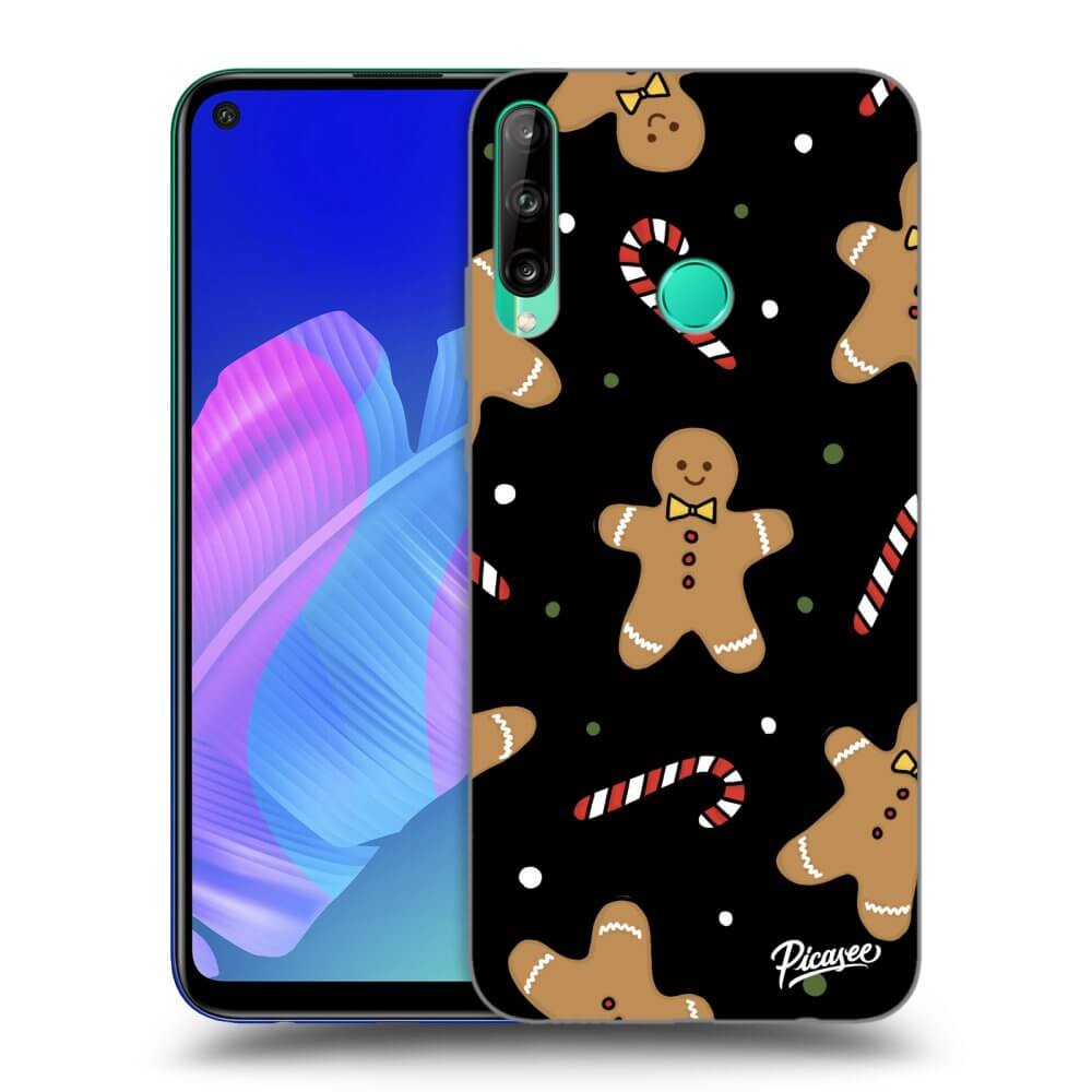 Picasee silikónový čierny obal pre Huawei P40 Lite E - Gingerbread