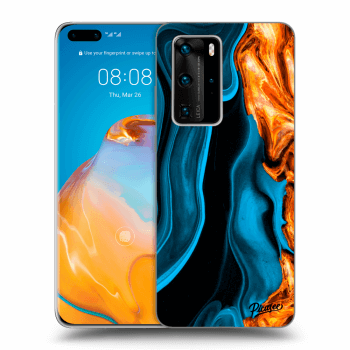 Obal pre Huawei P40 Pro - Gold blue