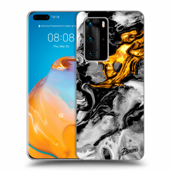 Obal pre Huawei P40 Pro - Black Gold 2