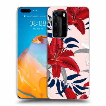 Obal pre Huawei P40 Pro - Red Lily