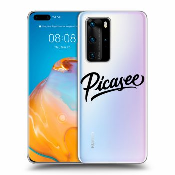 Obal pre Huawei P40 Pro - Picasee - old logo - black
