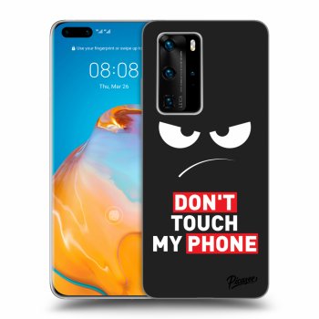 Obal pre Huawei P40 Pro - Angry Eyes - Transparent