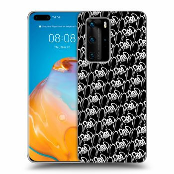 Obal pre Huawei P40 Pro - Separ - White On Black 2