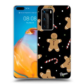 Picasee silikónový čierny obal pre Huawei P40 Pro - Gingerbread