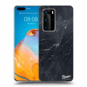 Obal pre Huawei P40 Pro - Black marble