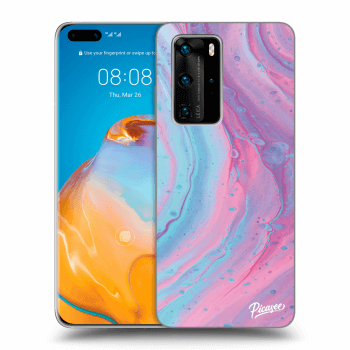 Obal pre Huawei P40 Pro - Pink liquid