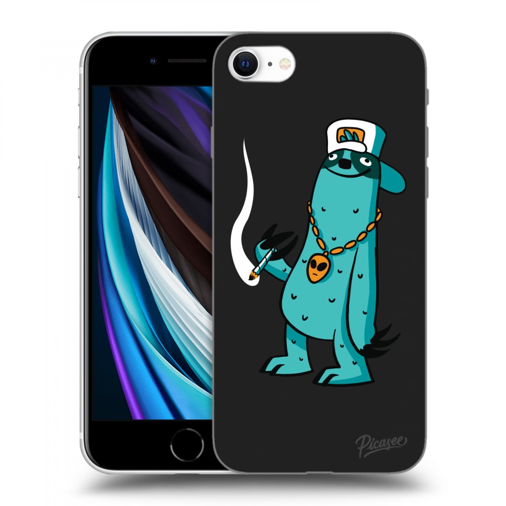 Picasee silikónový čierny obal pre Apple iPhone SE 2020 - Earth - Je mi fajn