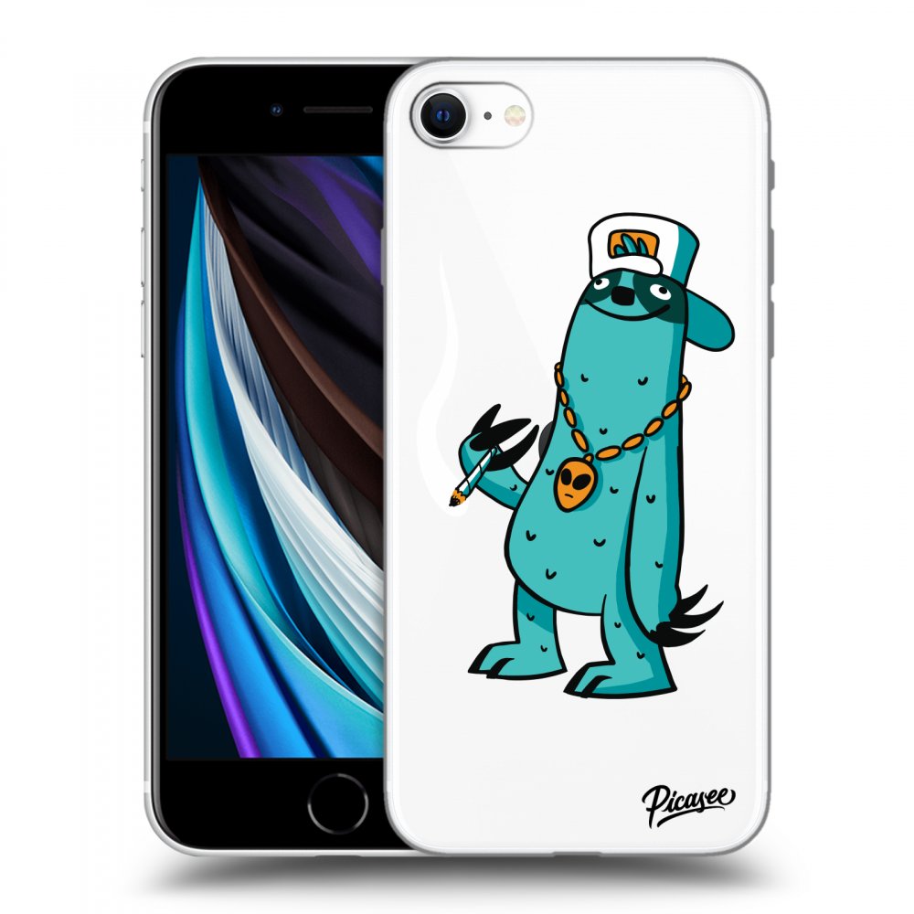 Picasee silikónový prehľadný obal pre Apple iPhone SE 2020 - Earth - Je mi fajn