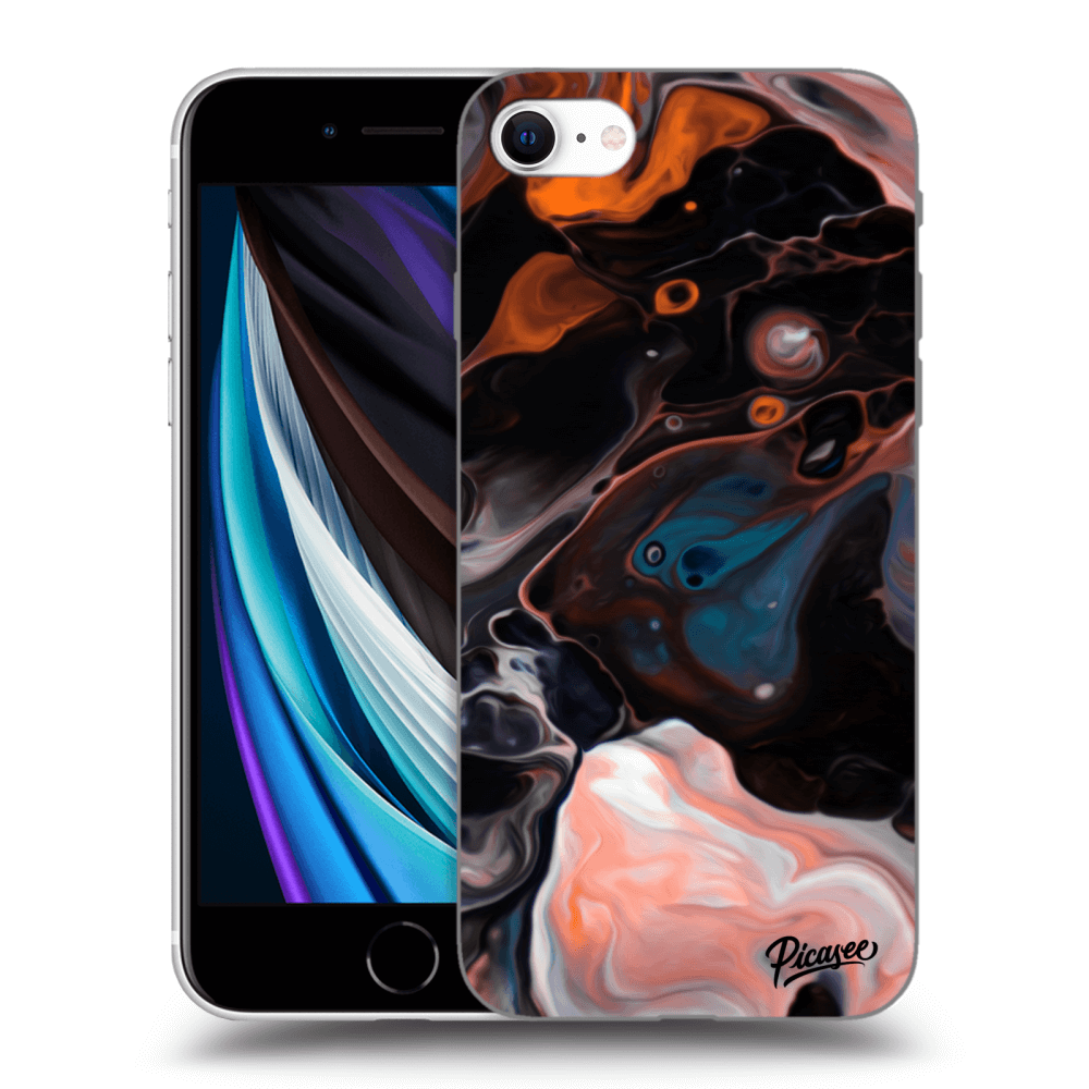 Picasee silikónový prehľadný obal pre Apple iPhone SE 2020 - Cream