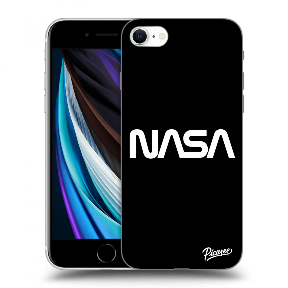 Picasee silikónový prehľadný obal pre Apple iPhone SE 2020 - NASA Basic