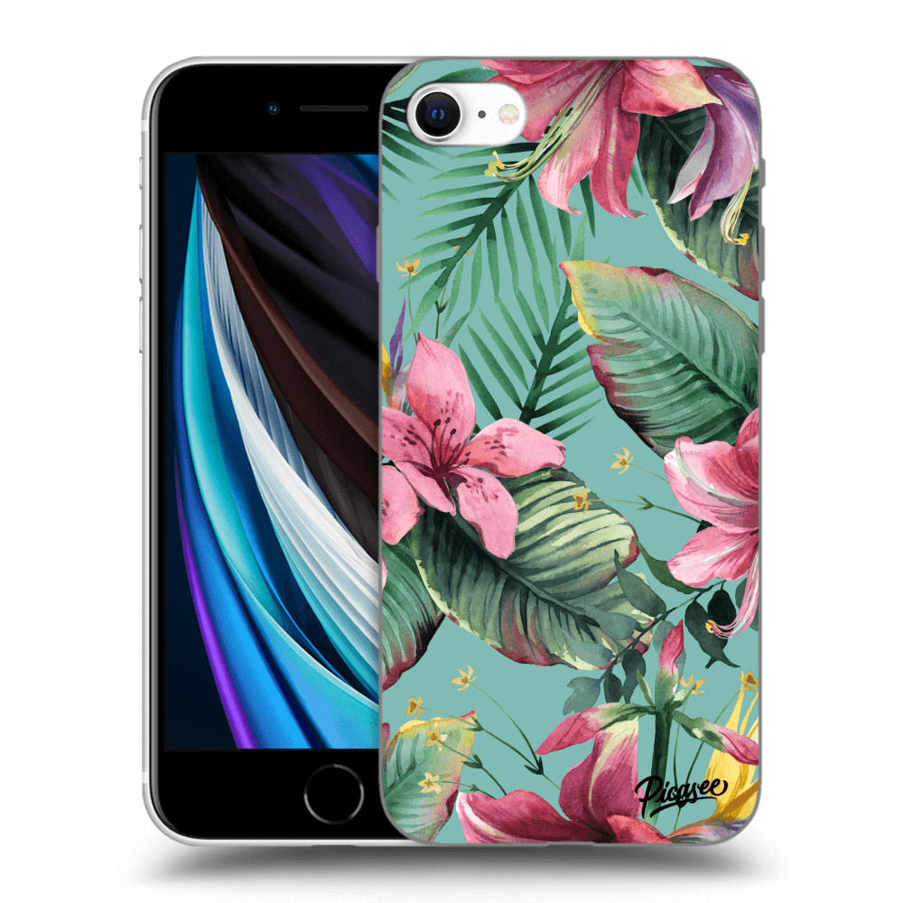Picasee silikónový čierny obal pre Apple iPhone SE 2020 - Hawaii