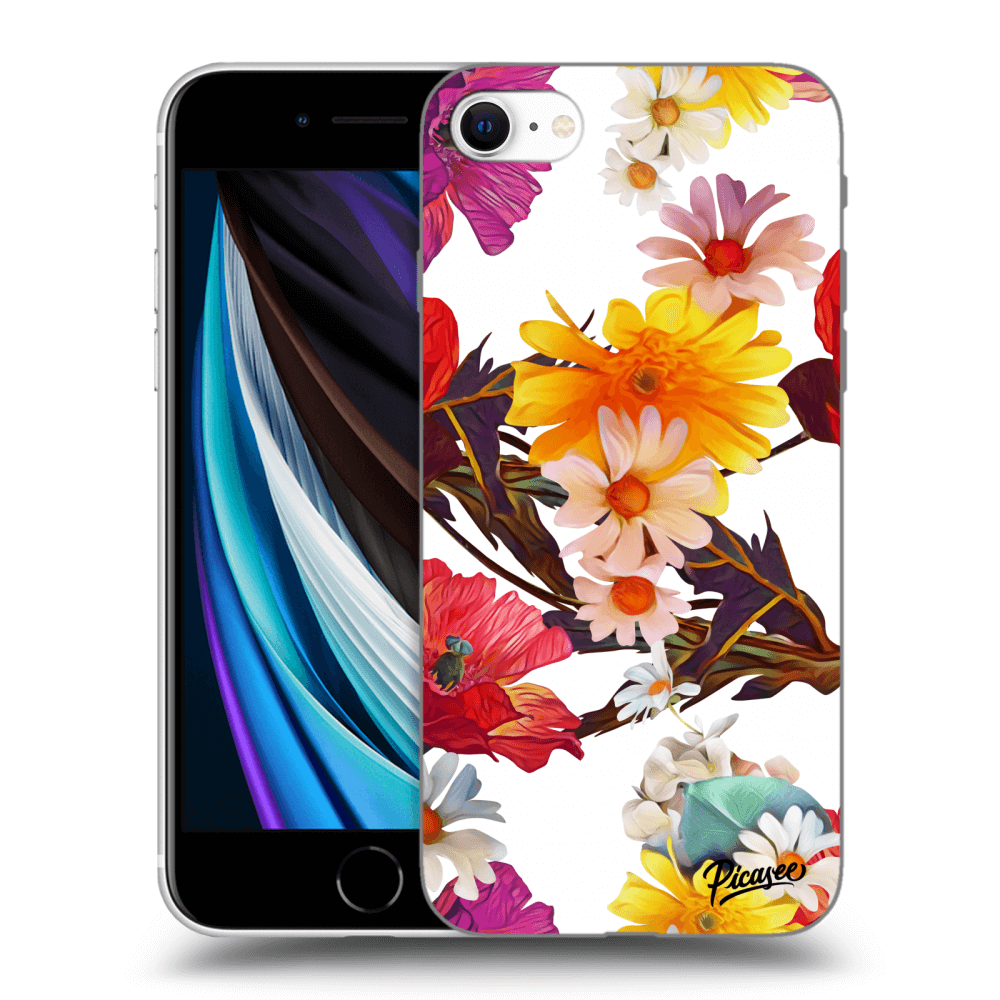 Picasee silikónový prehľadný obal pre Apple iPhone SE 2020 - Meadow