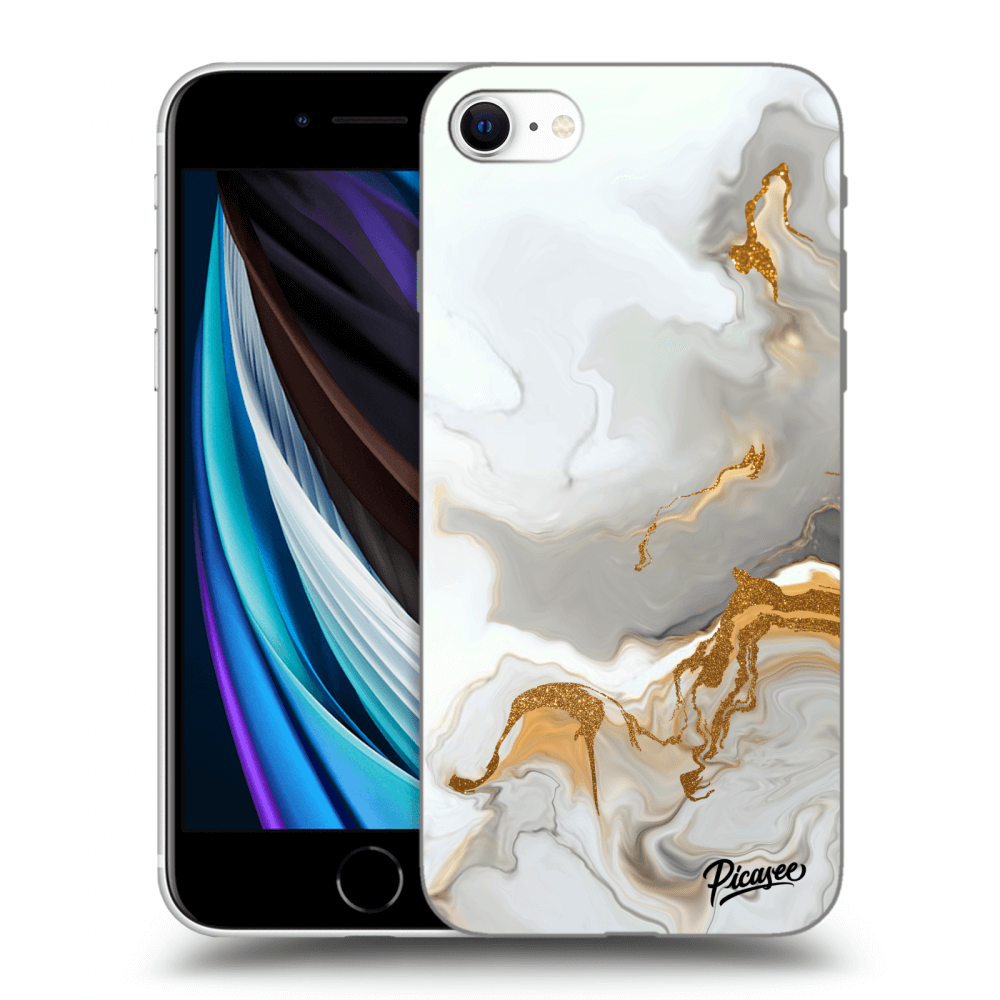 Picasee silikónový čierny obal pre Apple iPhone SE 2020 - Her