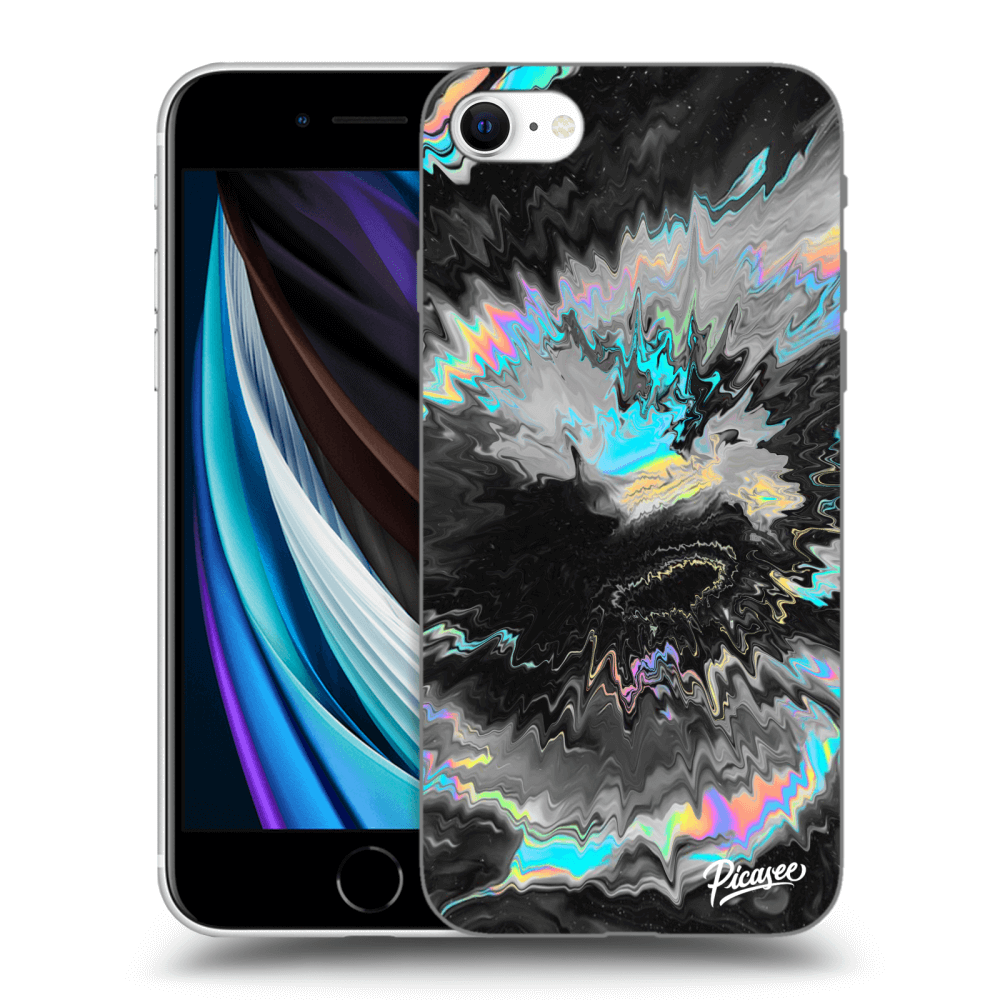 Picasee silikónový prehľadný obal pre Apple iPhone SE 2020 - Magnetic