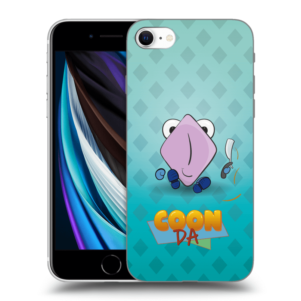 Picasee silikónový čierny obal pre Apple iPhone SE 2020 - COONDA holátko - světlá