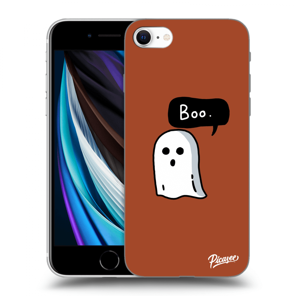 Picasee silikónový čierny obal pre Apple iPhone SE 2020 - Boo