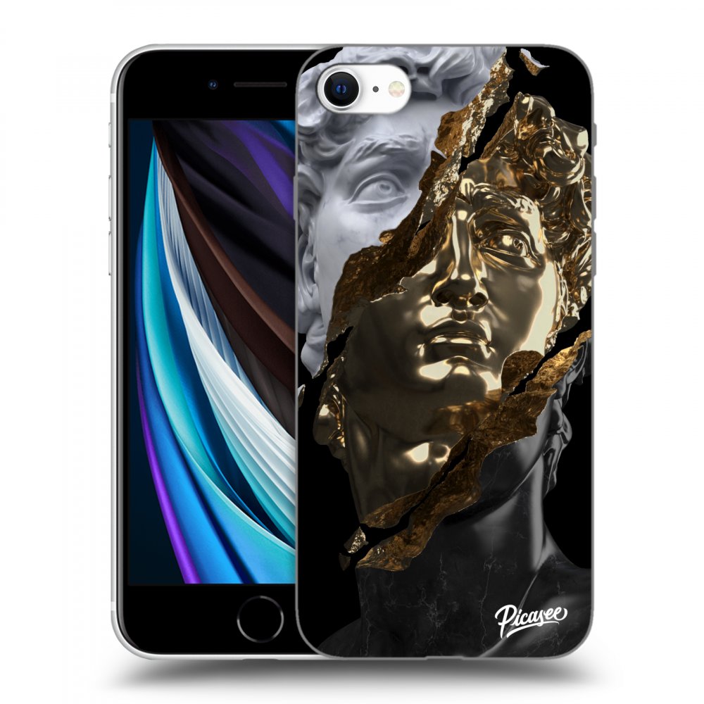 Picasee silikónový čierny obal pre Apple iPhone SE 2020 - Trigger