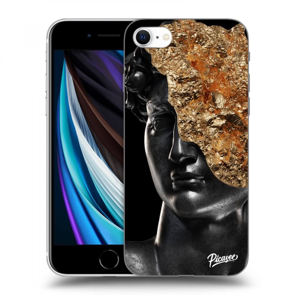 Picasee silikónový čierny obal pre Apple iPhone SE 2020 - Holigger